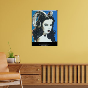 "Temptation in the Magick"-målning på en Poster