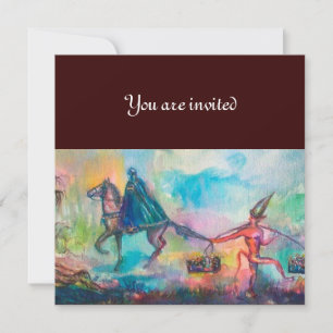 TEMPTATION monogram gult av grammogram Inbjudningar