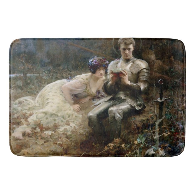 Temptation of Herr Percival (Medieval Knight) Badrumsmatta (Framsidan)