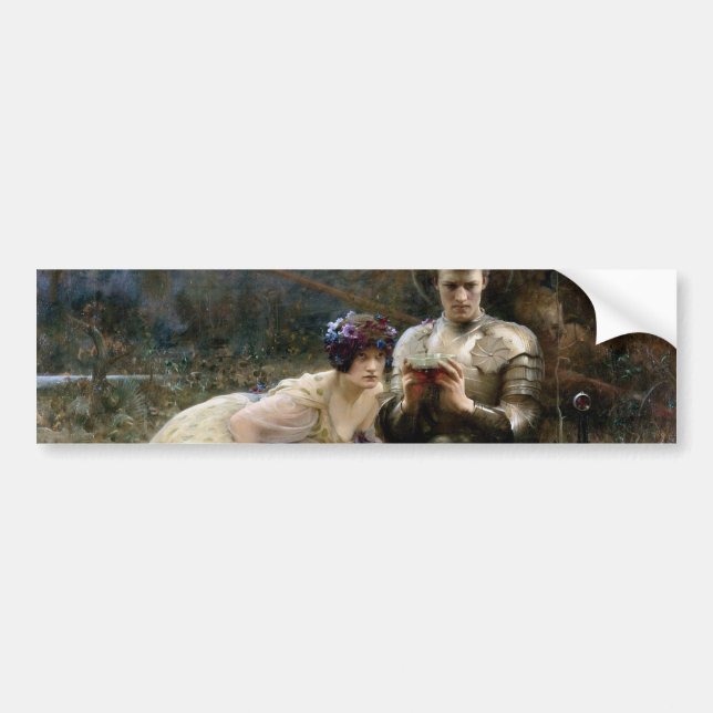 Temptation of Herr Percival (Medieval Knight) Bildekal (Framsidan)