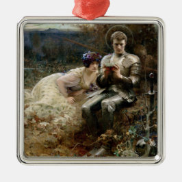 Temptation of Herr Percival (Medieval Knight) Julgransprydnad Metall