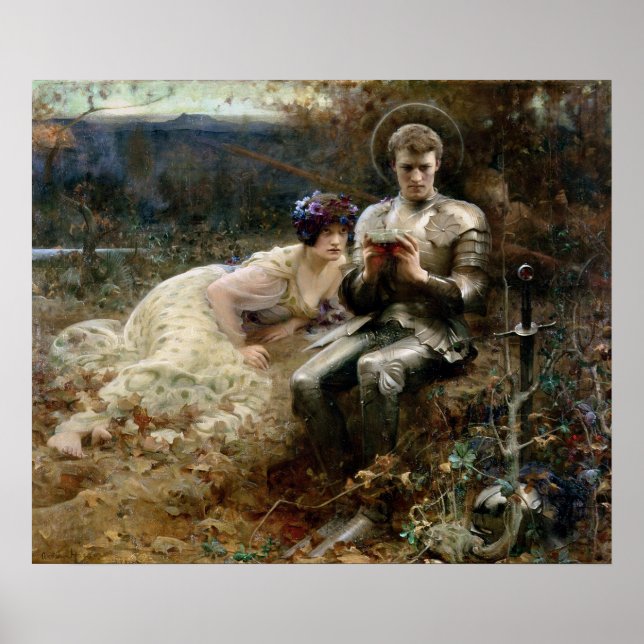 Temptation of Herr Percival (Medieval Knight) Poster (Framsidan)