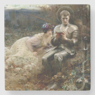 Temptation of Herr Percival (Medieval Knight) Stenunderlägg