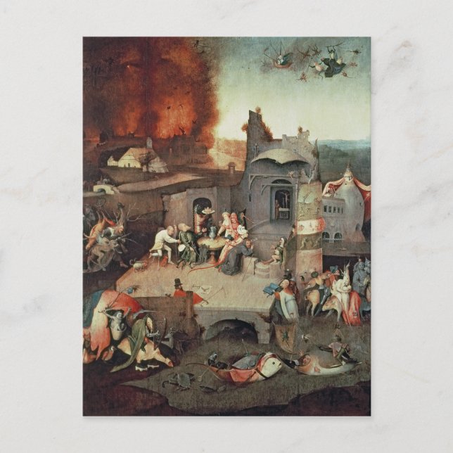 Temptation of Saint Anthony, 1500 Vykort (Framsida)