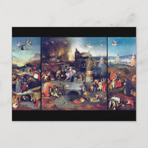 Temptation of Saint Anthony, Bosch Vykort