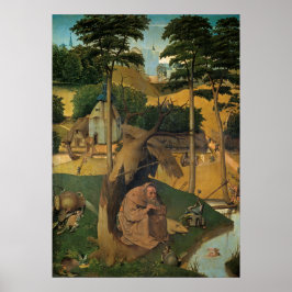 Temptation of Saint Anthony, by Bosch Poster