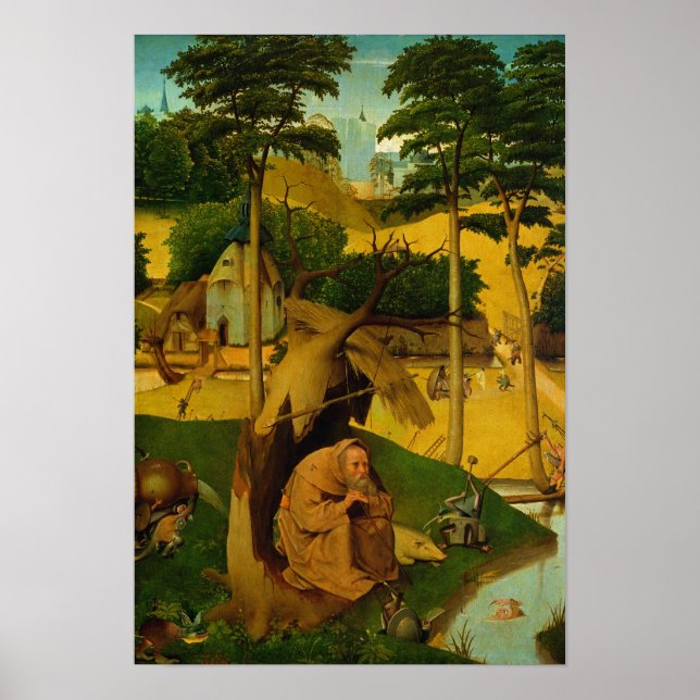 Temptation of St. Anthony, 1490 Poster (Framsidan)