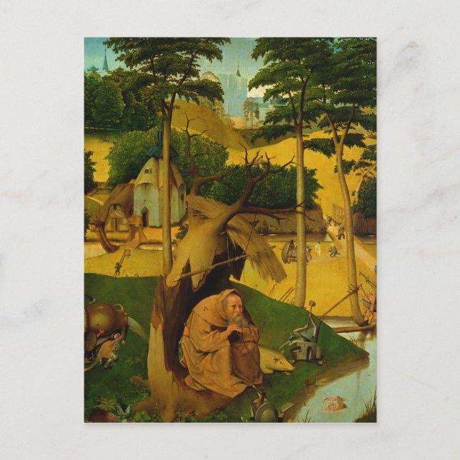 Temptation of St. Anthony, 1490 Vykort (Framsida)