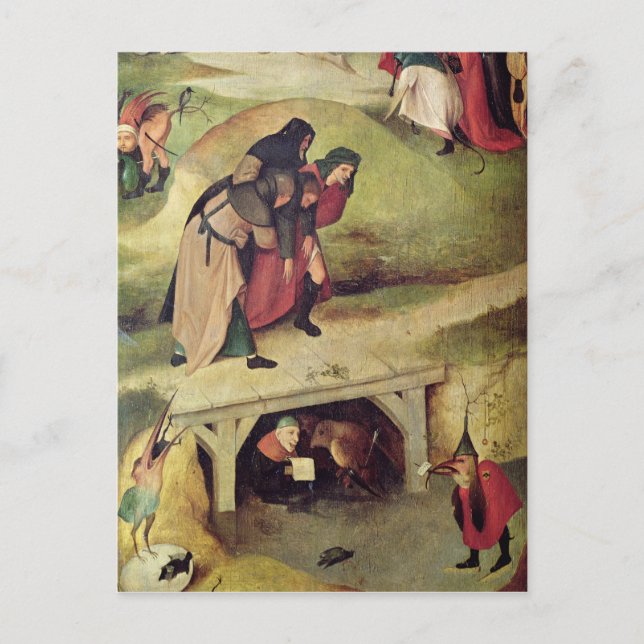Temptation of St. Anthony Vykort (Framsida)