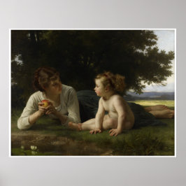 Temptation William-Adolphe Bouguereau Poster