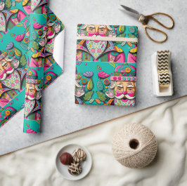 Tempting Hippie Santa Presentpapper