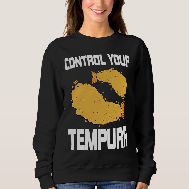Tempura Pun Costume Shrimp And Seafood T Shirt (Framsida)