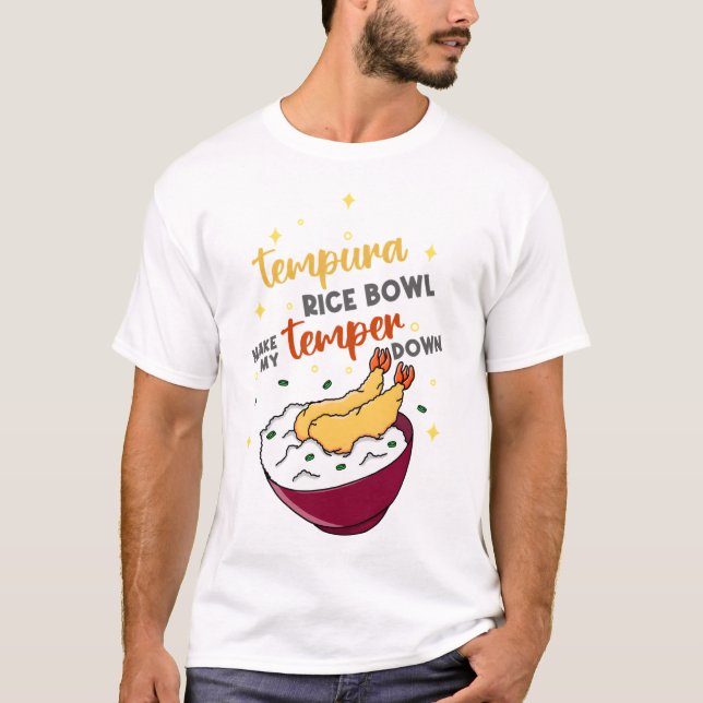 Tempura Ris Bowl T Shirt (Framsida)