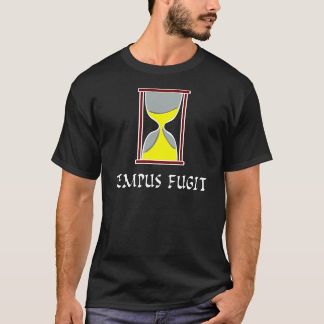 tempus fugit Die Zeit vergeht time flies Tee (Framsida)