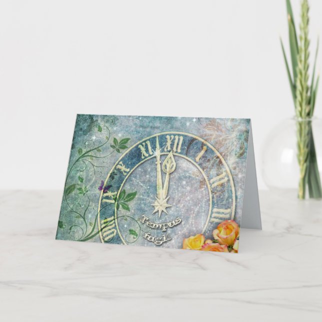 Tempus Fugit Helgkort (Framsida)