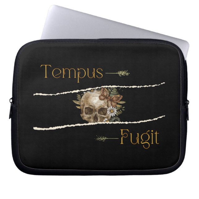 Tempus fugit laptop fodral (Framsidan)