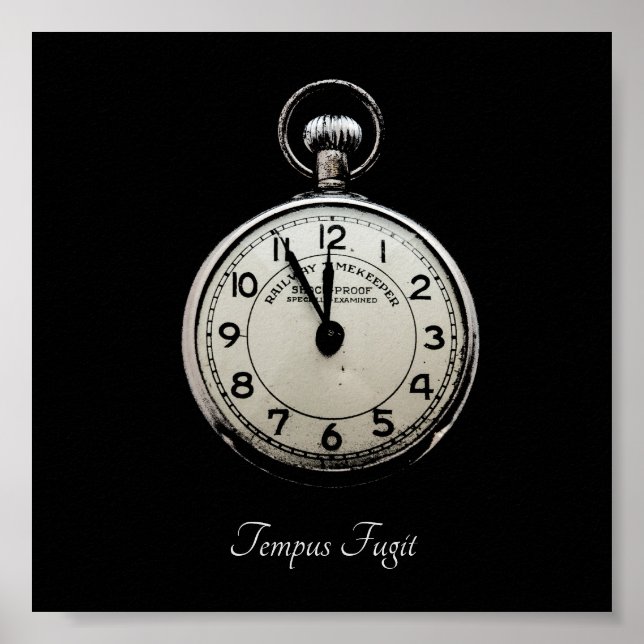 Tempus Fugit Poster (Framsidan)