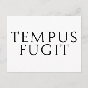 Tempus Fugit Vykort