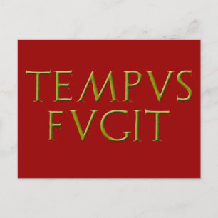 Tempus Fugit-vykort Vykort
