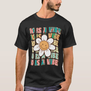 Ten är en Vibe Cute Groovy 10:e Födelsedagsfesten T Shirt