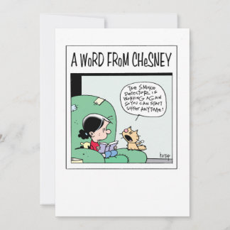 TEN CATS - A Ord från Chesney Inbjudningar