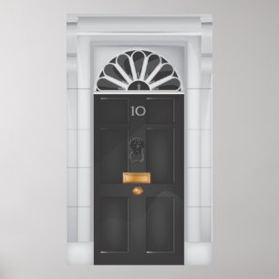 Ten Downing Street Door Poster