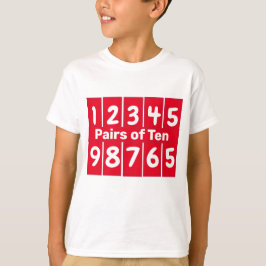 TEN-Färg T-Shirt-par T Shirt