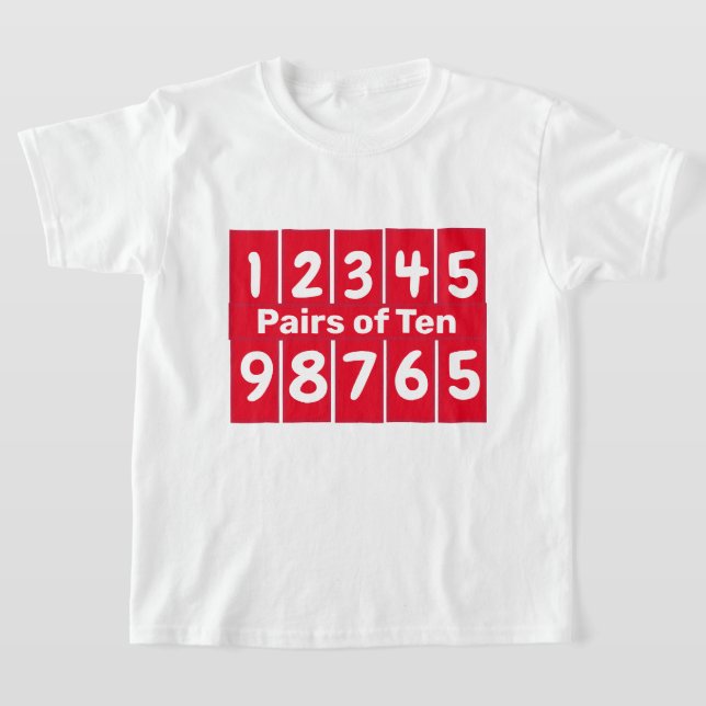 TEN-Färg T-Shirt-par T Shirt (Laydown)