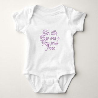 Ten Little Toes Baby Bodysuit T Shirt
