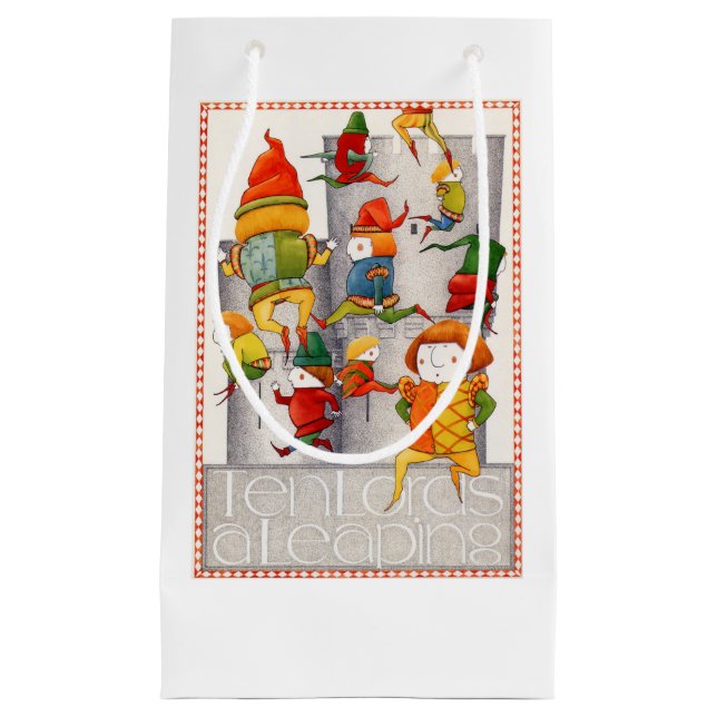 TEN LORING A LEAPING Small Gift Bag (Framsidan)