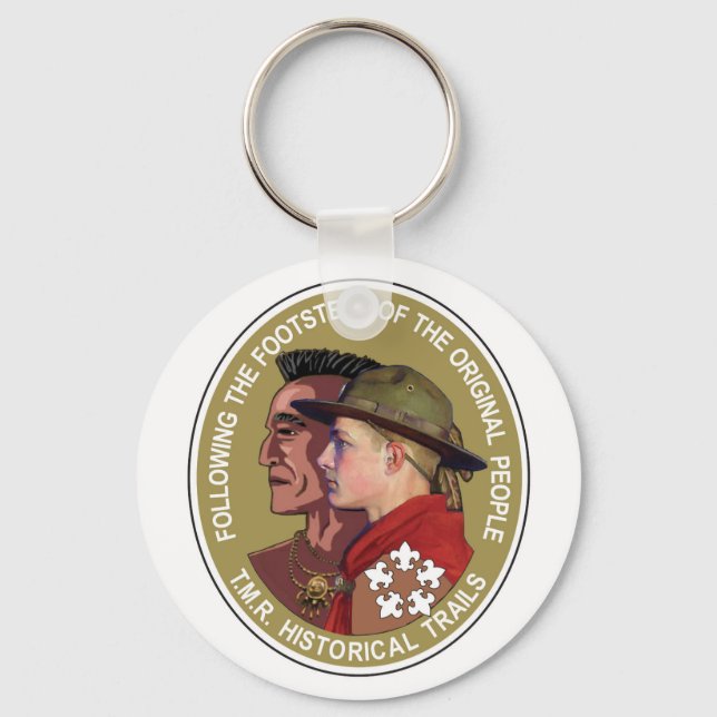 Ten Mile River Historical Trails Keychain Nyckelring (Framsida)