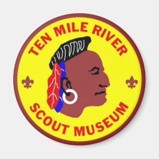 Ten Mile River Scout Museum Logotyp Magnet