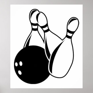 Ten Pin Bowling Poster