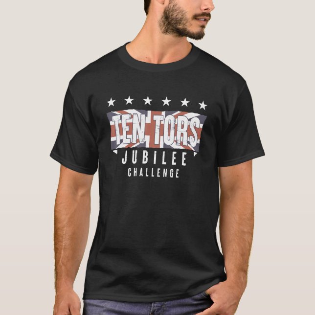 Ten Tors Jubilee Challenge T Shirt (Framsida)