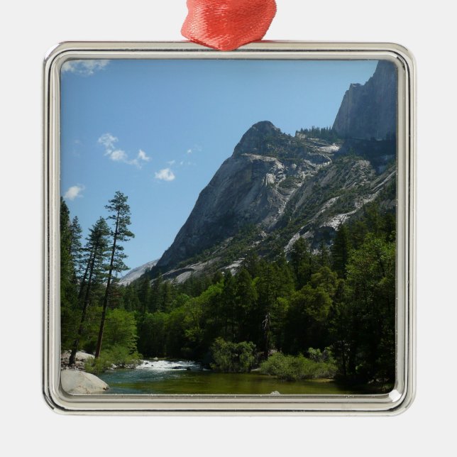 Tenaya Bäck i Yosemite nationalpark Julgransprydnad Metall (Framsidan)
