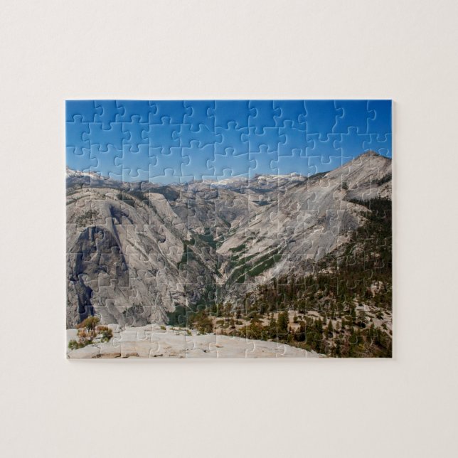 Tenaya Canyon från halv Dome Jigszle Puzzle Pussel (Horisontell)