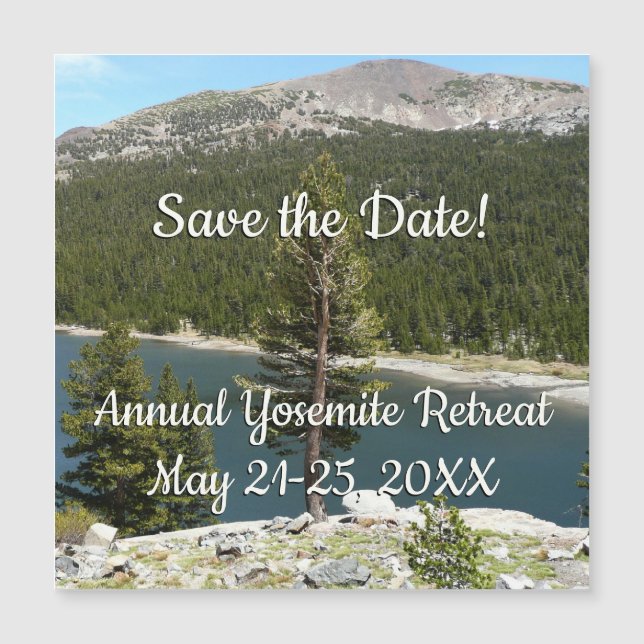 Tenaya Sjö i Yosemite nationalpark (Framsida)