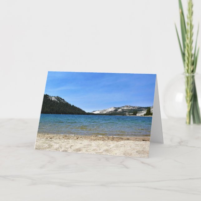 Tenaya Sjö, Yosemite, Kalifornien Kort (Framsida)