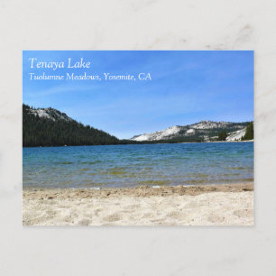 Tenaya Sjö, Yosemite, Kalifornien Vykort
