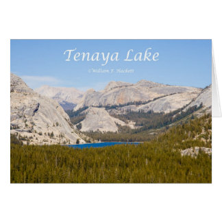Tenaya sjöYosemite Kalifornien produkter Hälsningskort