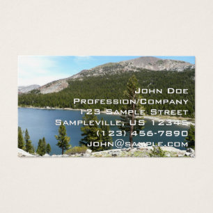 Tenayasjön i Yosemite National Park Visitkort