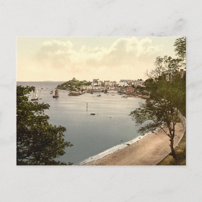 Tenby, Pembrokeshire, Wales Vykort (Framsida)