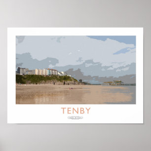 Tenby Railway Poster
