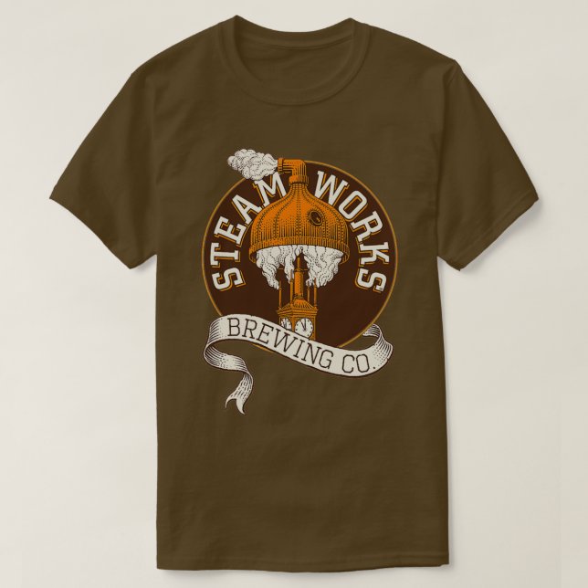 Tendance Brasserie Steamworks Classique T Shirt (Design framsida)