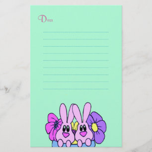 Tender Bunnies Brevpapper