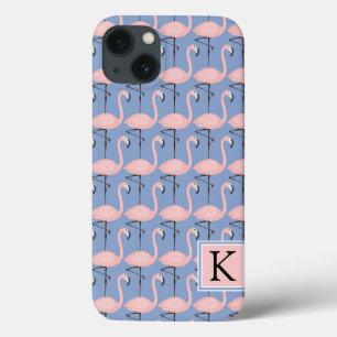 Tender Flamingo Pattern   Monogram