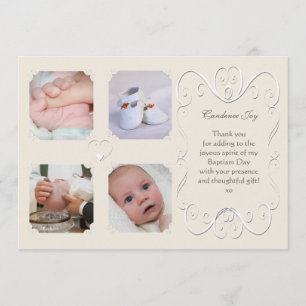 Tender Heart 4 Photo Anpassningsbar Tack Kort