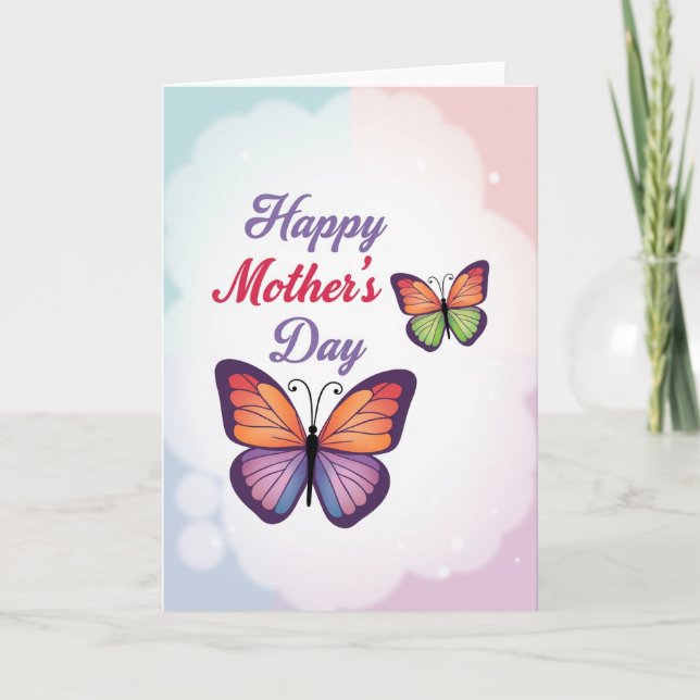 Tender Joy Mothers Day Card Kort (Framsida)