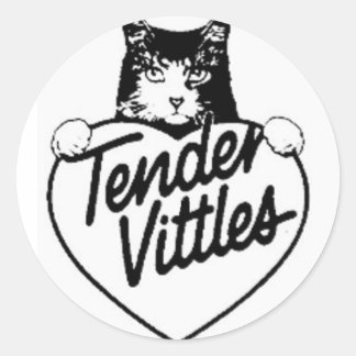 Tender Vittles Stickers Runt Klistermärke