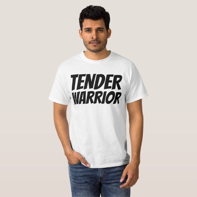TENDER WARRIOR Herr T-shirts (Hel framsida)